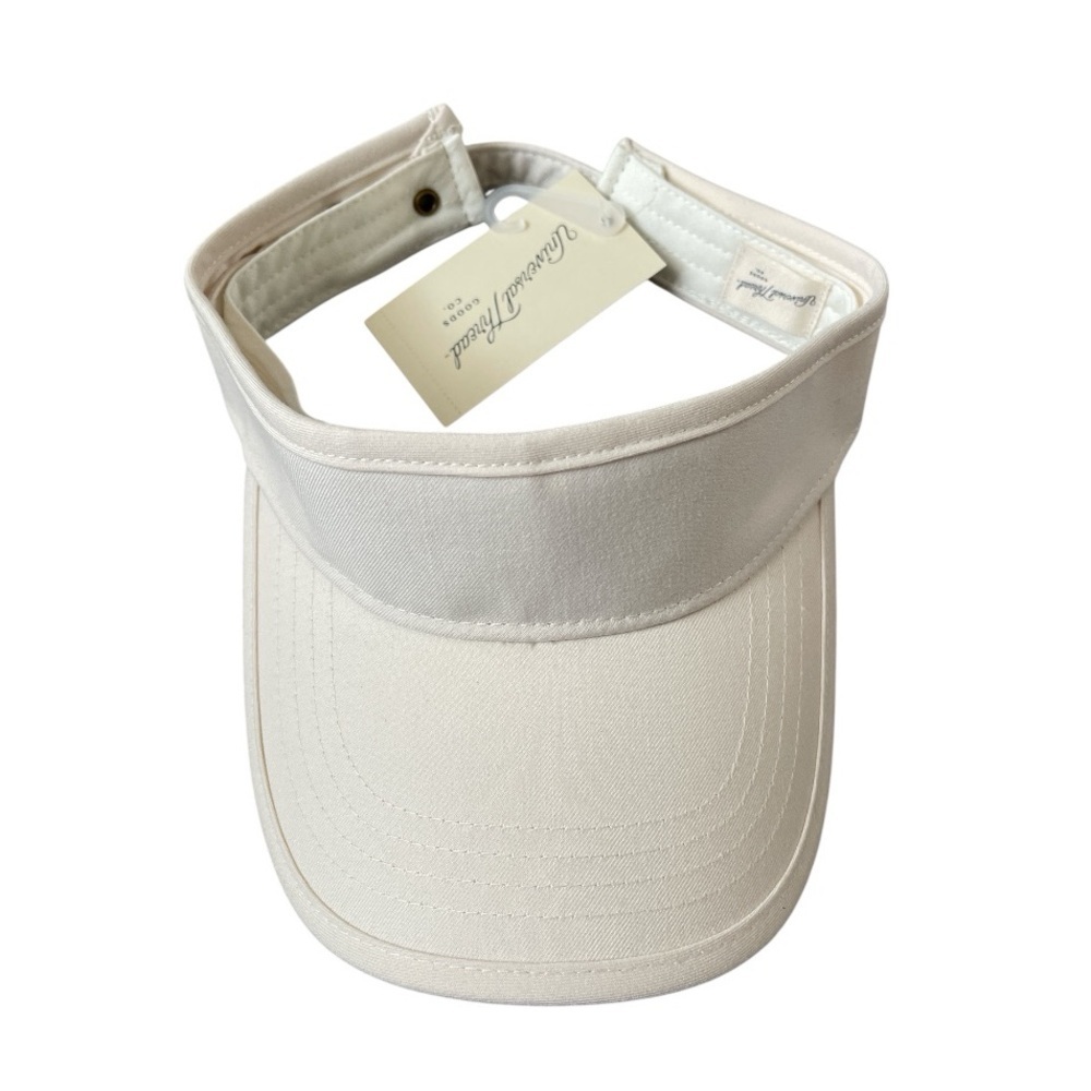 Universal Thread Off White Green Adjustable Visor NWT